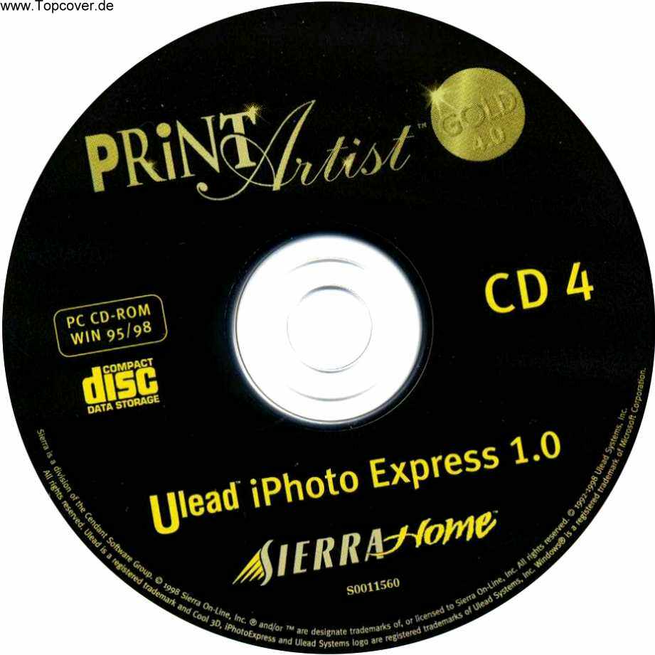 print artist4 gold cd4